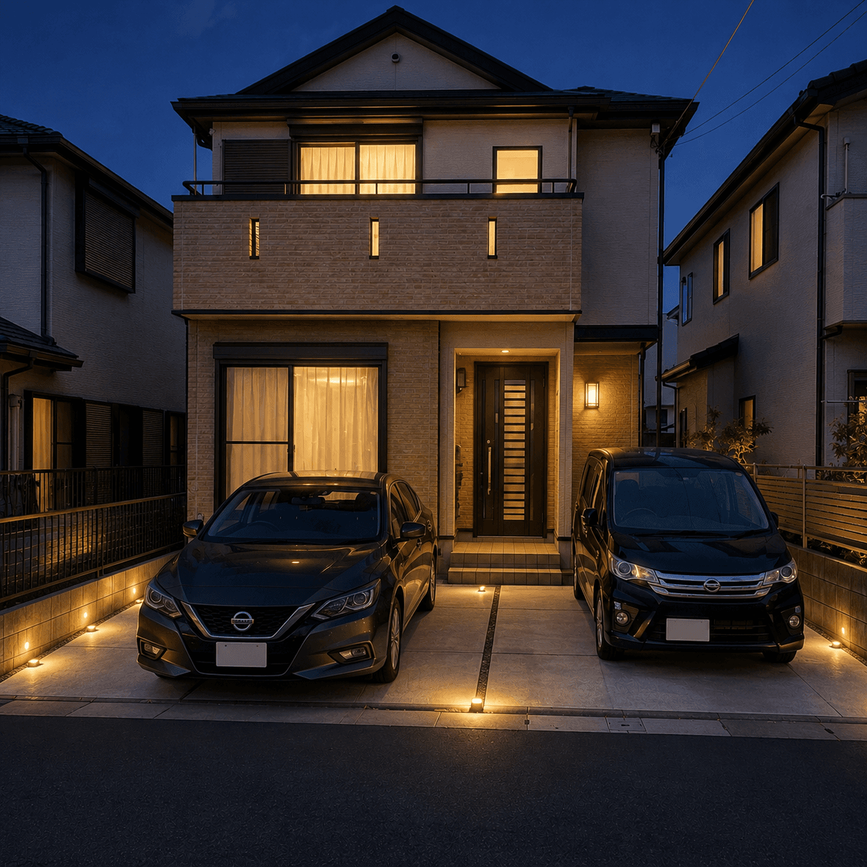 駐車場不足の施工後